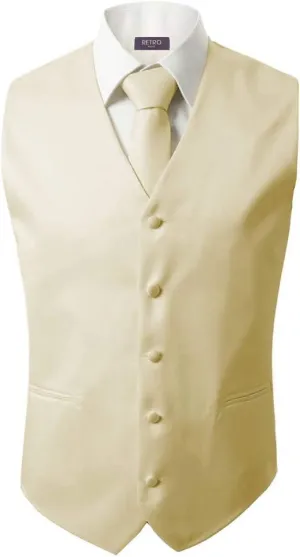 3 Pcs Vest   Tie   Hankie Men's Fashion Formal Dress Suit Slim Tuxedo Waistcoat Coat