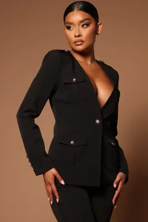 Abrianna Blazer - Black
