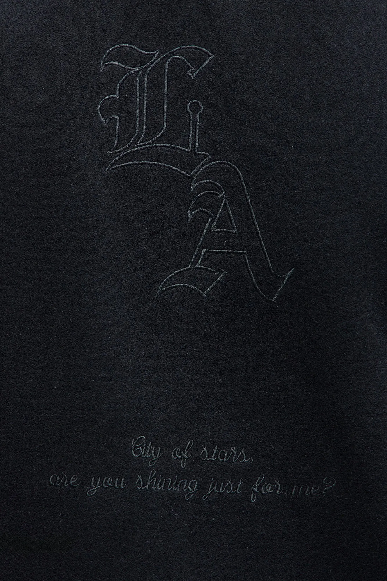 Angel Varsity Jacket - Black