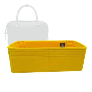 Bag Organizer for Delvaux Cool Box MM - Premium Felt Purse Handbag Insert Liner Shaper (Handmade) Soft Structure Support