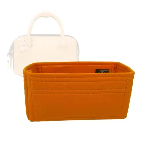 Bag Organizer for Delvaux Cool Box Nano - Premium Felt Purse Handbag Insert Liner Shaper (Handmade) Soft Structure Support