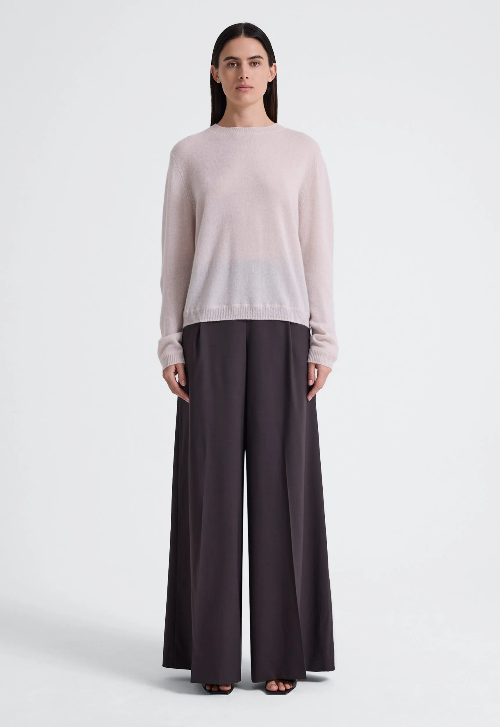 Bard Cashmere Sweater - Salt