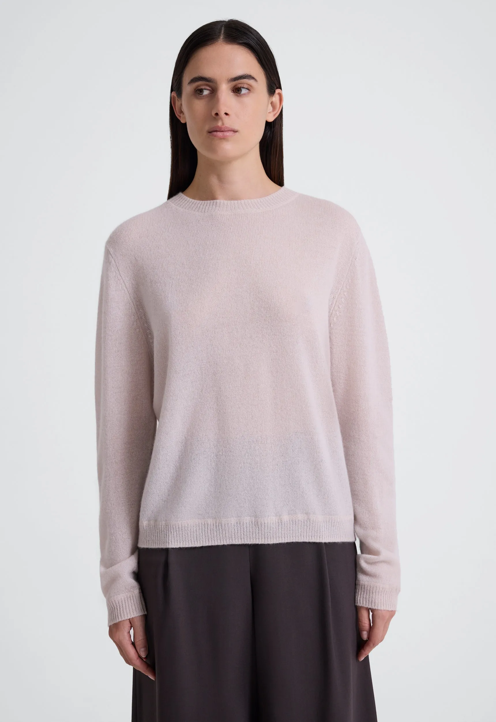 Bard Cashmere Sweater - Salt