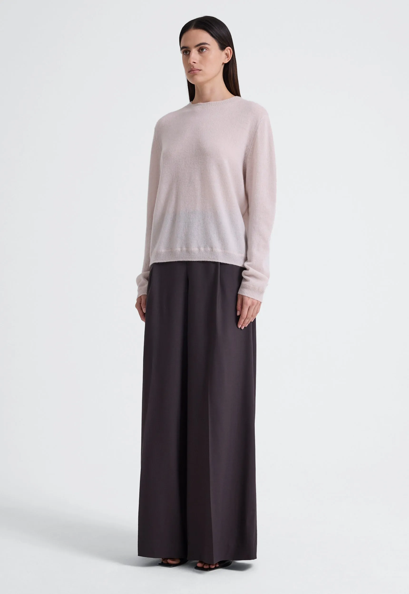 Bard Cashmere Sweater - Salt