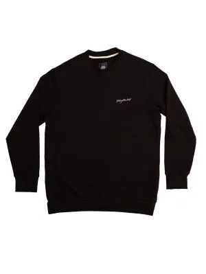 Black Signature Crew Neck