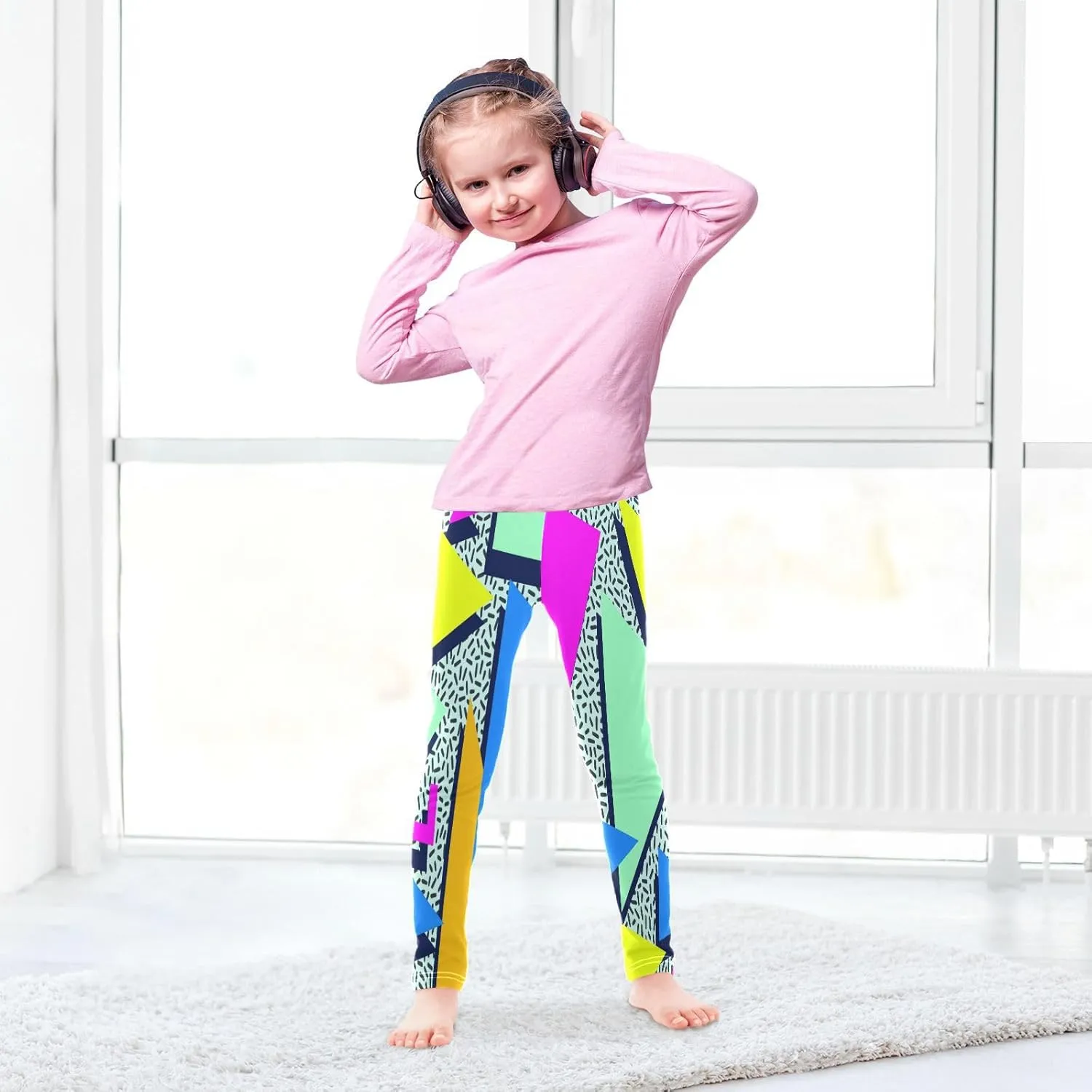 Boccsty Baby Girls Toddler Leggings Kids Yoga Pants Dance Active Tights 4T-10t