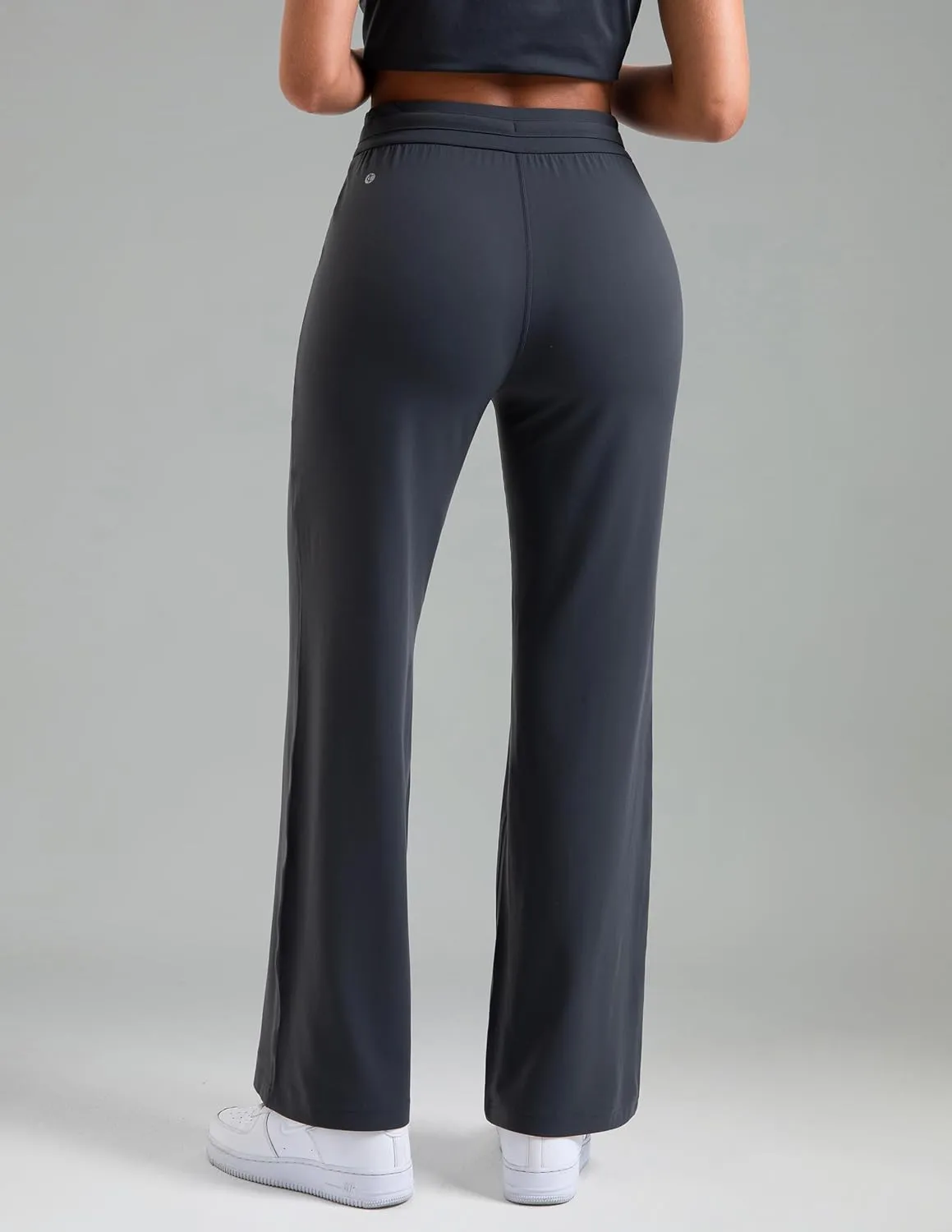 Colorfulkoala Dreamlux Wide Leg Sweatpants Women Lounge Flared Jogger Pants Baggy Sweatpants with Pockets