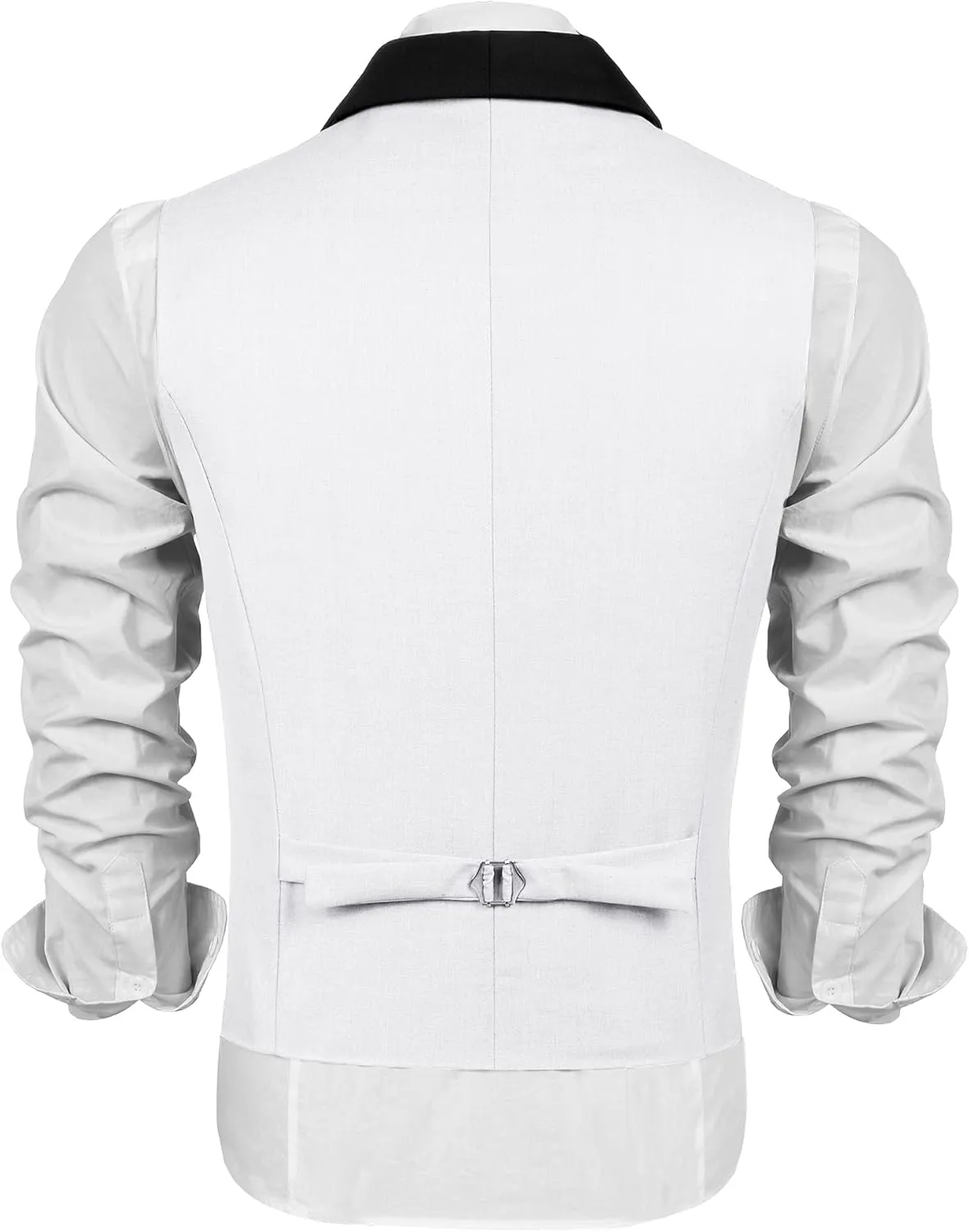 COOFANDY Men's Suit Vest Slim Fit Formal Business Dress Vest Casual Wedding Waistcoat