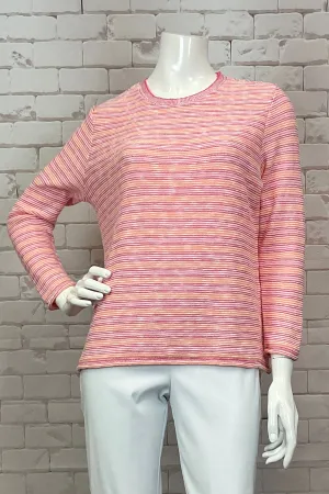 DAHLIA ROSE COMBO PHOEBE STRIPE SWEATER TOP