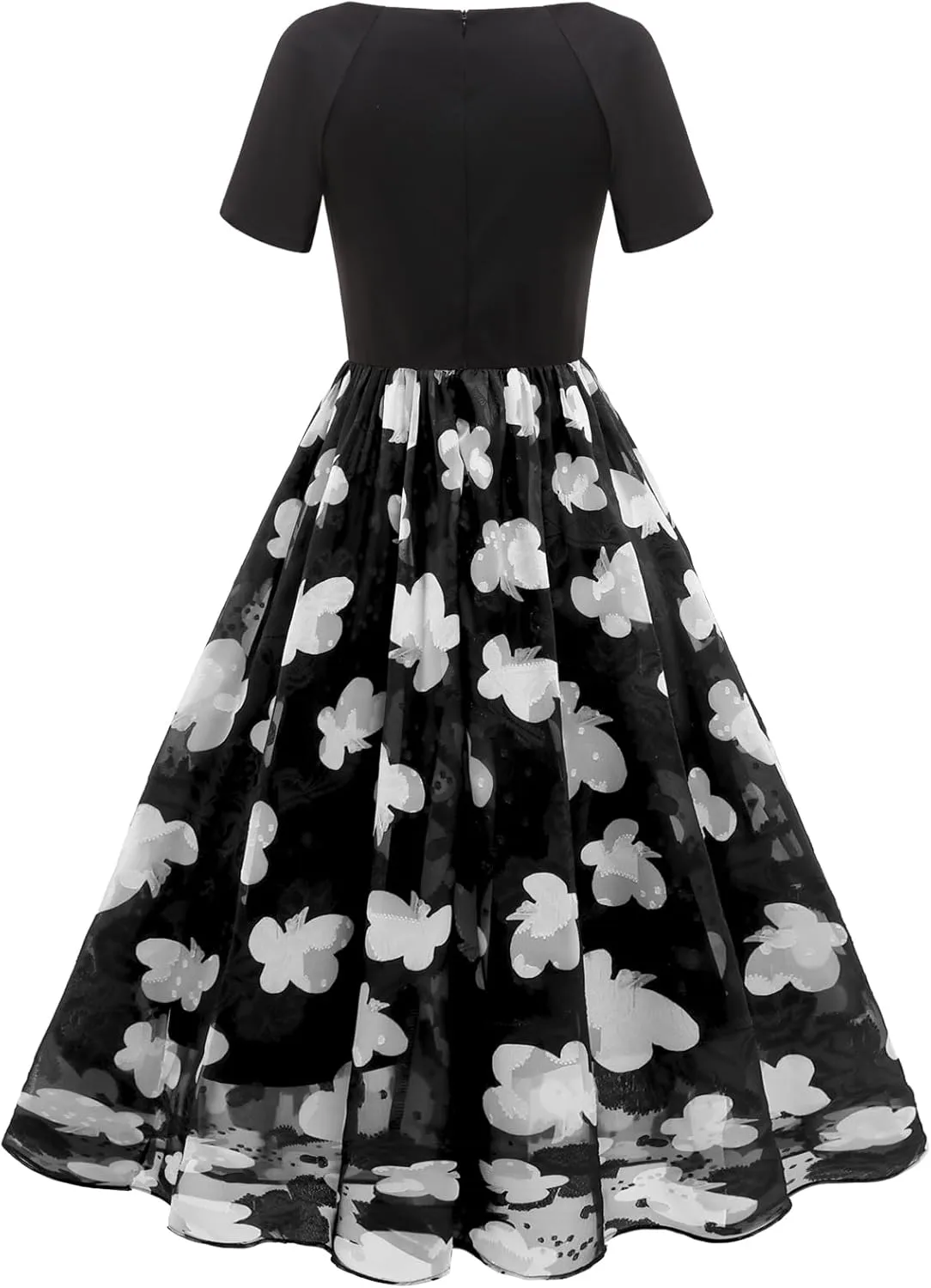 DRESSTELLS Women's Cocktail Dress Formal Wedding Guest Church Graduation Party Aline Midi Dresses