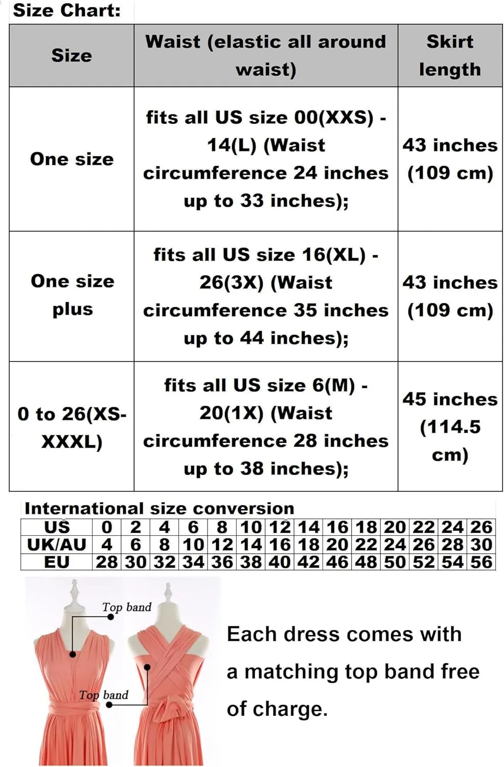 Edaydress Convertible Warp Maxi Dress Multi Way Wear Party Wedding Bridesmaid Long Dresses