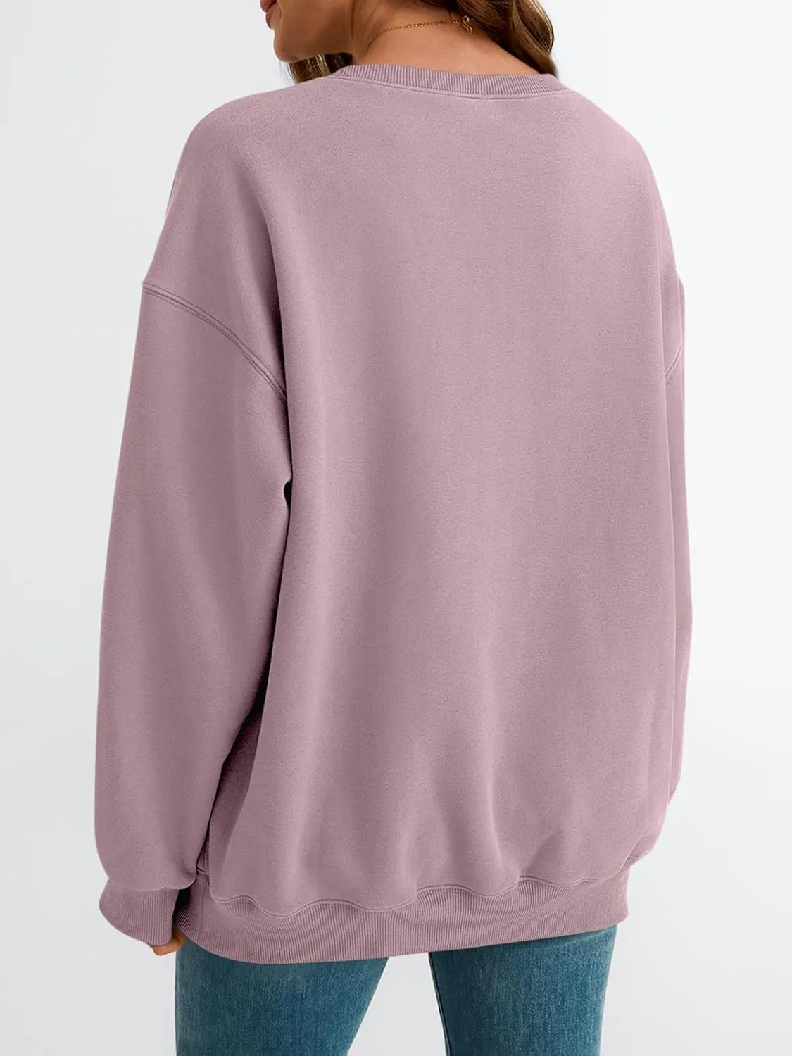 EFAN Womens Oversized Sweatshirts Crewneck y2k Hoodies Fall Fashion Outfits Teen Girls Cute Sweater 2025 Winter Clothes