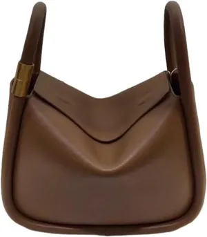 Genuine Leather Tote Bags for Women Hobo Handbags and Purse Top-handle Shoulder Bag Underarm, One Color, One Size