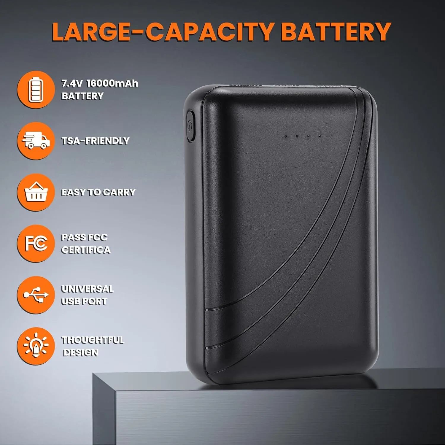 Heated Vest for Men Women,Rechargeable Electric Heated Vest with 16000mAh 5V Battery Pack Included Warm Heating Vest