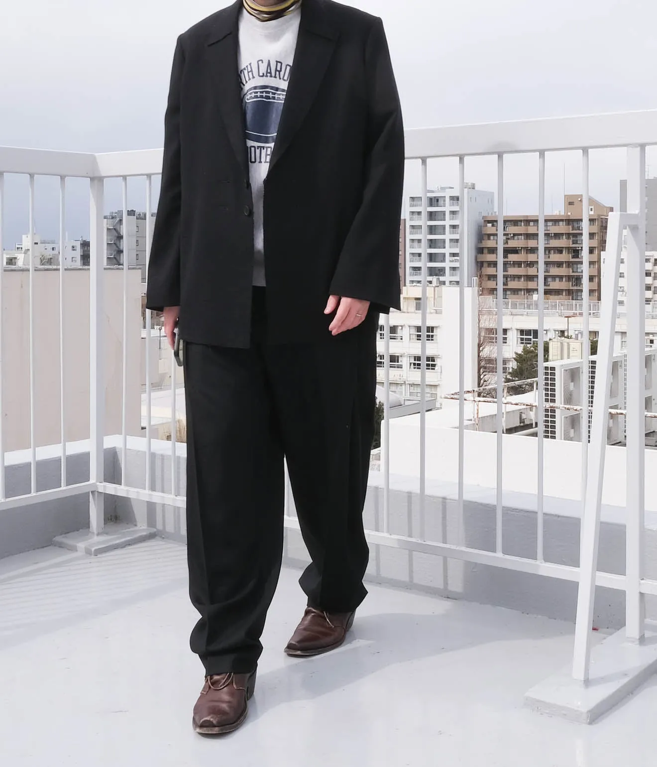 Lea Boberg "R.P.L. BLAZER" (Black Wool Crepe)