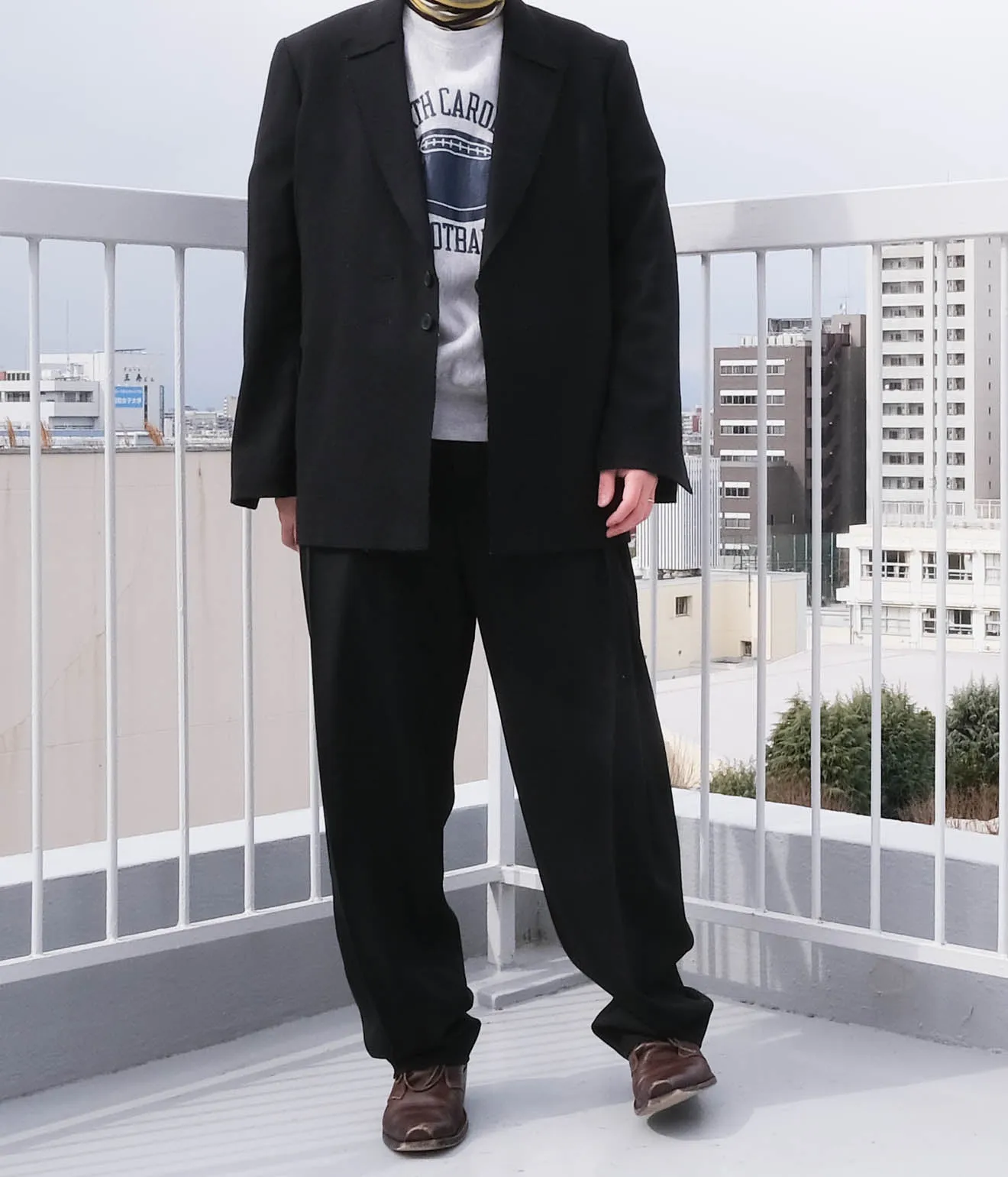 Lea Boberg "R.P.L. BLAZER" (Black Wool Crepe)