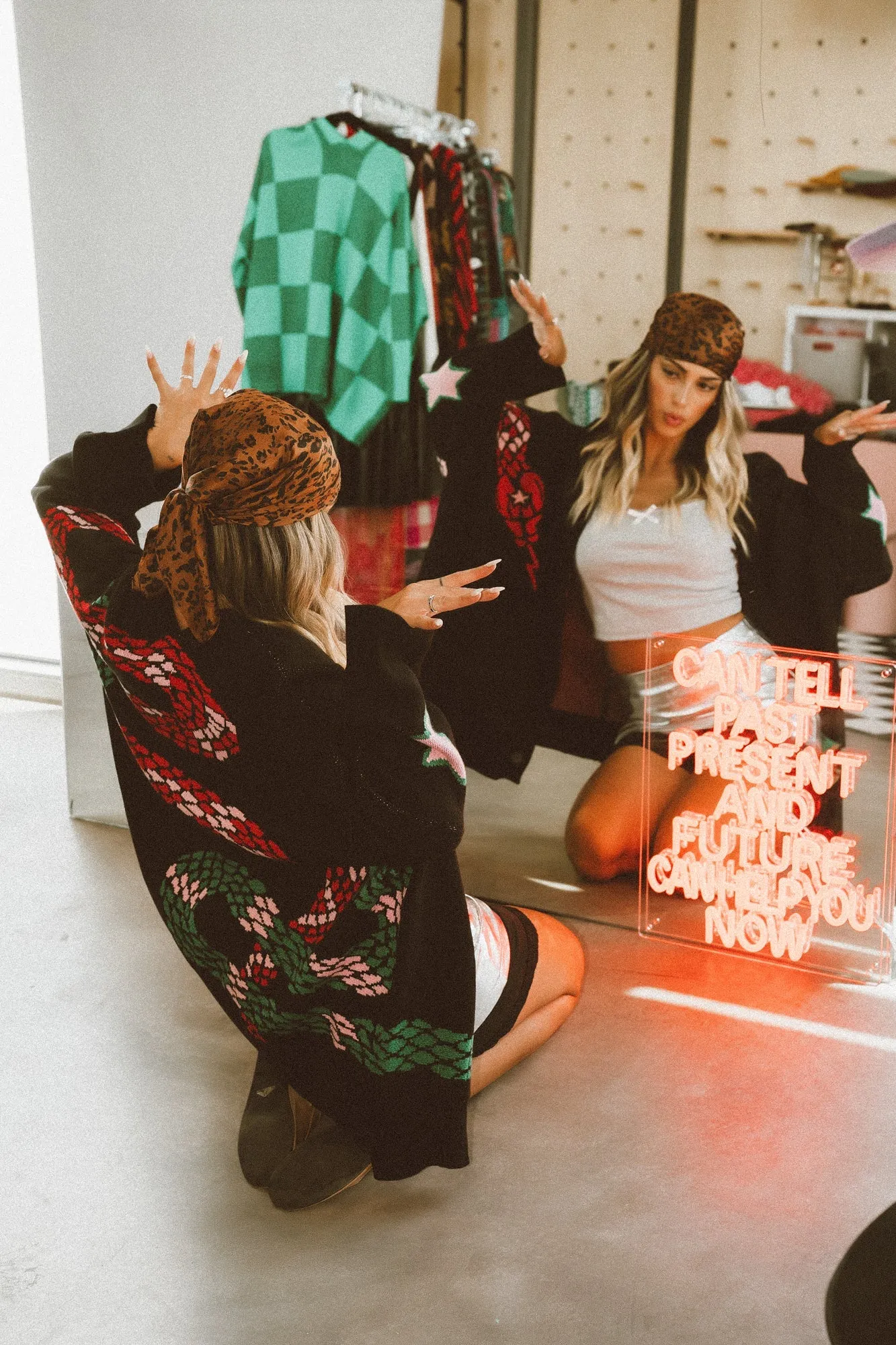 Look What You Made Me Do Oversized Snake Cardigan *RESTOCKED*