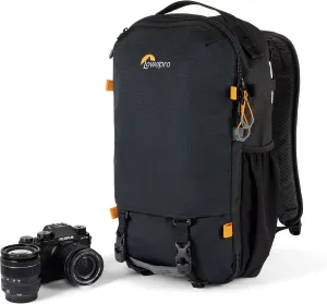 Lowepro Trekker Lite BP 150, Camera Backpack with Removable Insert, with Accessory Strap System, Camera Bag for Mirrorless, Compatible with Sony Alpha 6000, Black