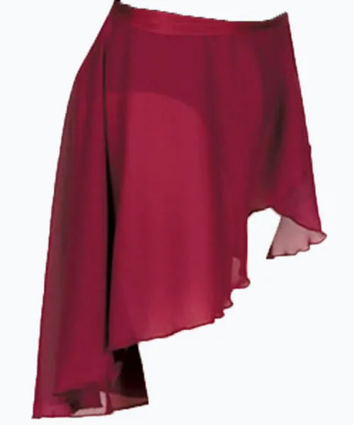 Mid-Length Chiffon Ballet Skirt - (SKTC)