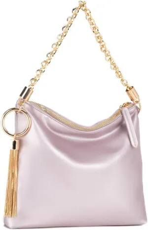 MKF Collection Shoulder Bag for Women, Vegan Leather Handbag Top-Handle Hobo Bag Purse Chain Strap By Mia K