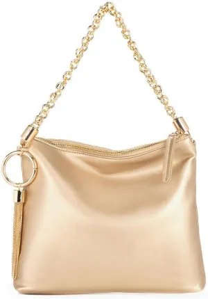 MKF Collection Shoulder Bag for Women, Vegan Leather Handbag Top-Handle Hobo Bag Purse Chain Strap By Mia K