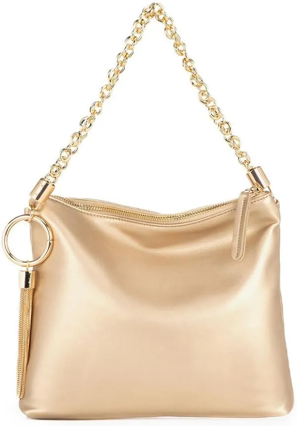 MKF Collection Shoulder Bag for Women, Vegan Leather Handbag Top-Handle Hobo Bag Purse Chain Strap By Mia K