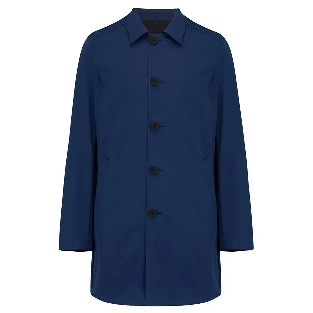 Montague Reversible Mac Jacket - Blue / Navy