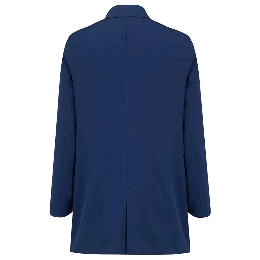 Montague Reversible Mac Jacket - Blue / Navy