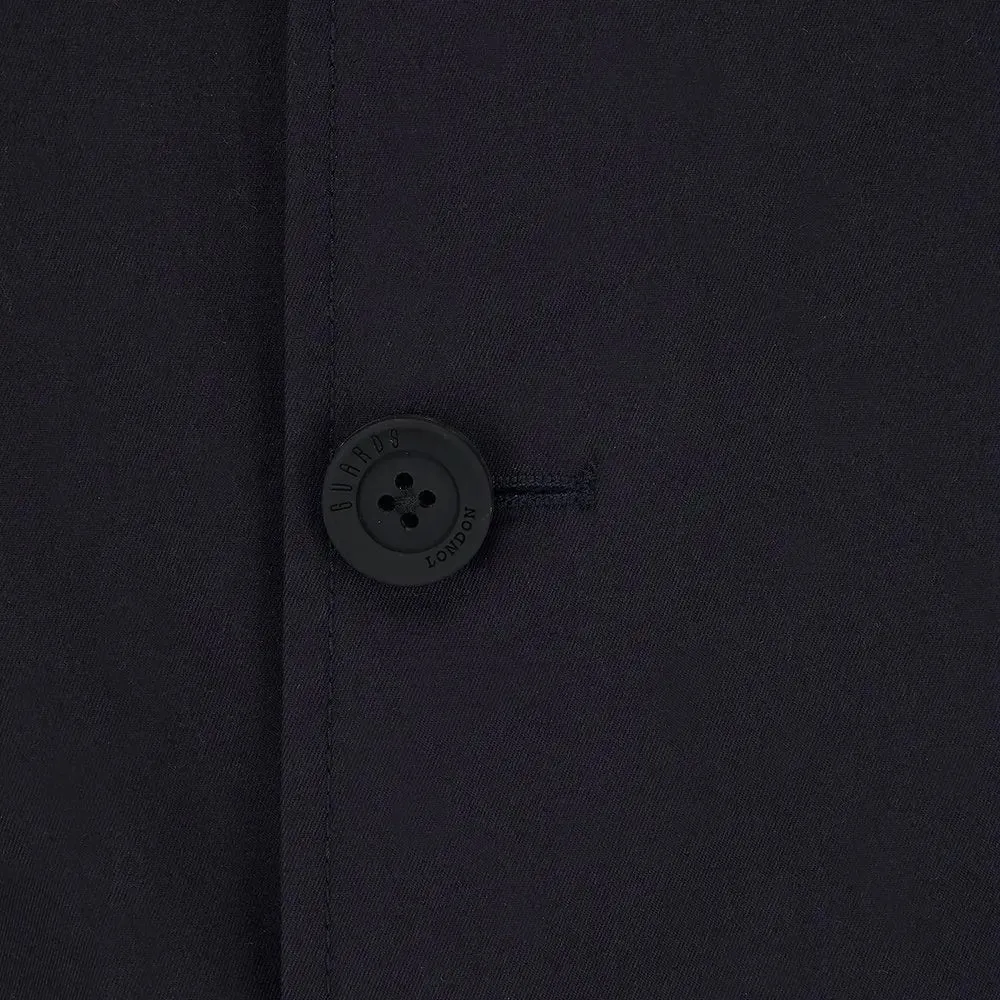 Montague Reversible Mac Jacket - Blue / Navy