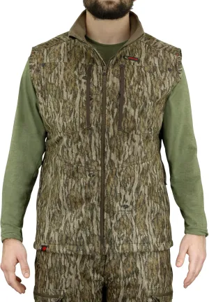Mossy Oak Sherpa 2.0 Fleece Lined Camo Hunting Vest for Men, Camouflage Clothing