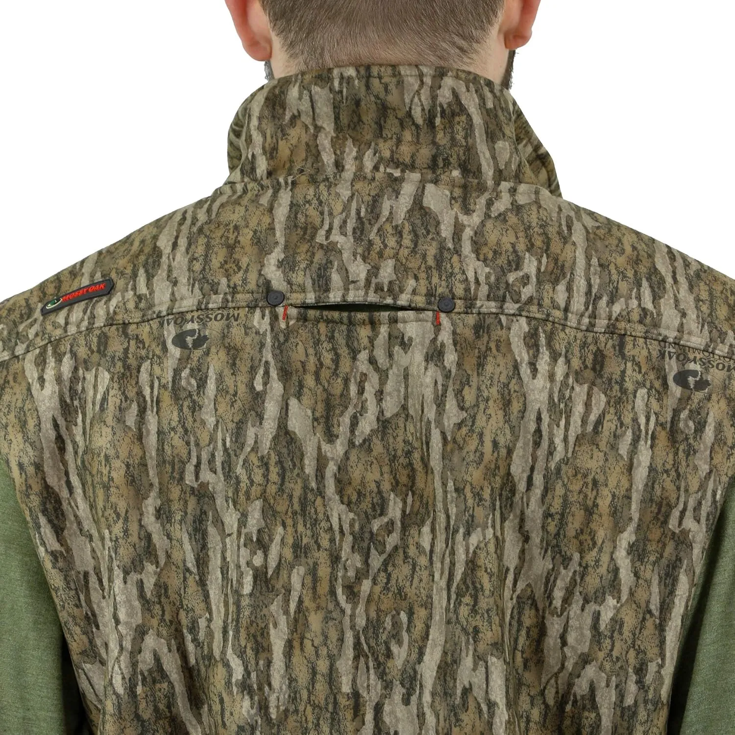 Mossy Oak Sherpa 2.0 Fleece Lined Camo Hunting Vest for Men, Camouflage Clothing