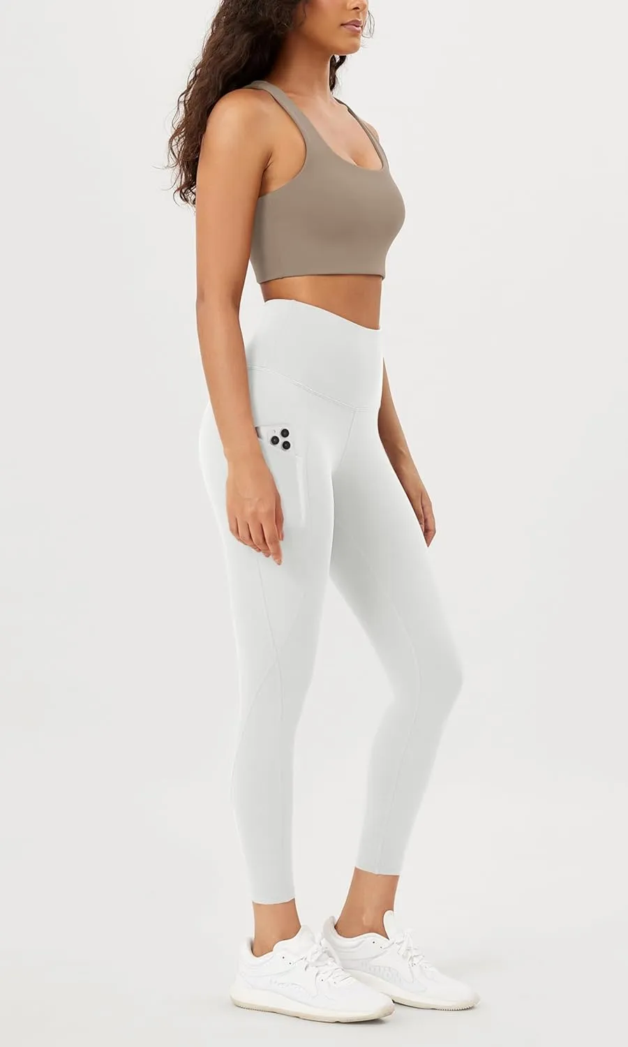 ODODOS ODTHERMAL Women's Fleece Lined Yoga Pants with Pockets - 25" / 28" High Waisted Warm Workout Leggings