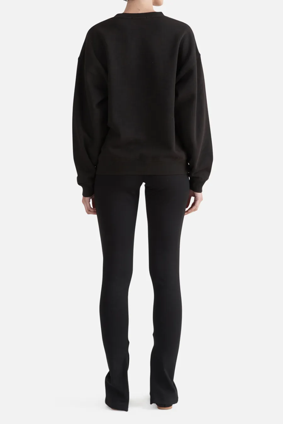 Panther Relaxed Sweater Washed Black