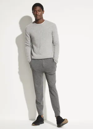 Plush Cashmere Crew Heather Grey