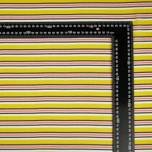 Polyester Stripes Pattern Chiffon Fabric