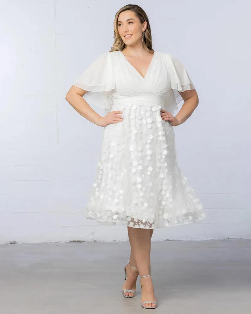 Pretty Petals Mesh Cocktail Dress