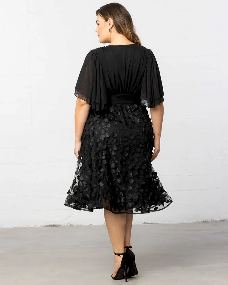 Pretty Petals Mesh Cocktail Dress