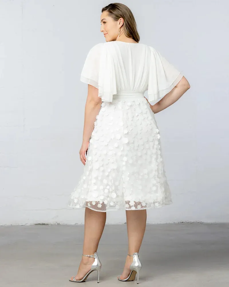 Pretty Petals Mesh Cocktail Dress
