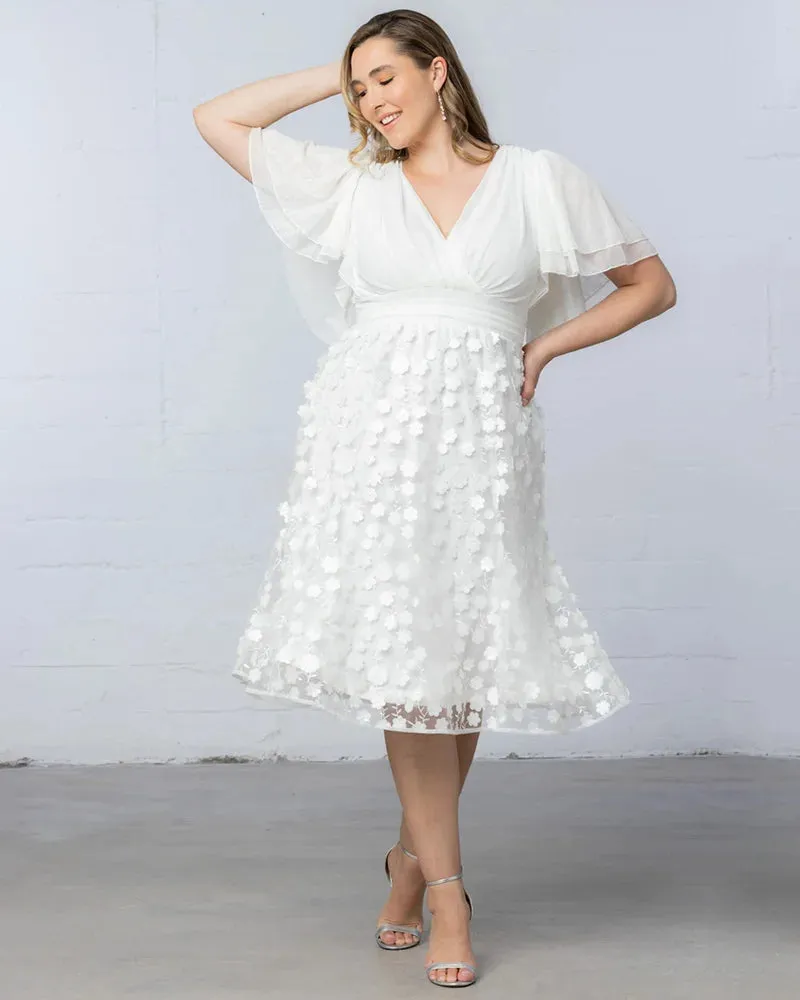 Pretty Petals Mesh Cocktail Dress