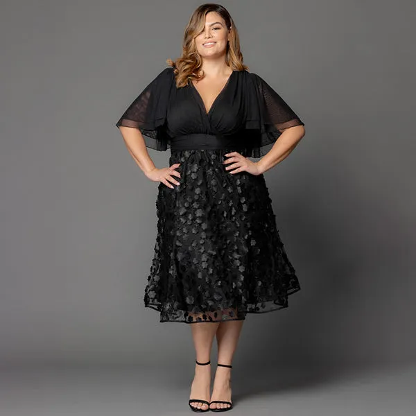 Pretty Petals Mesh Cocktail Dress