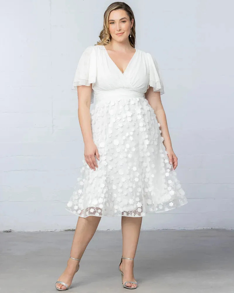 Pretty Petals Mesh Cocktail Dress