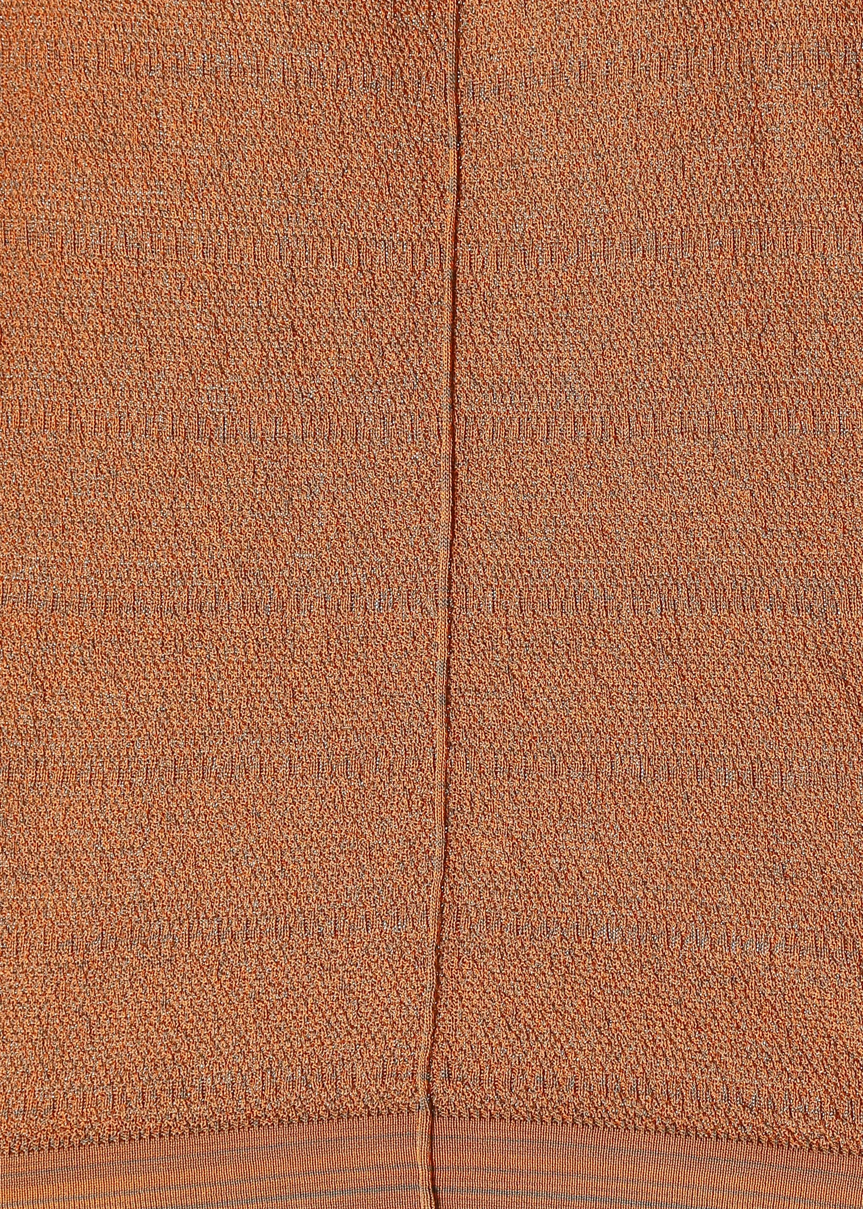 SANA KNIT / KHAKI-TANGERINE