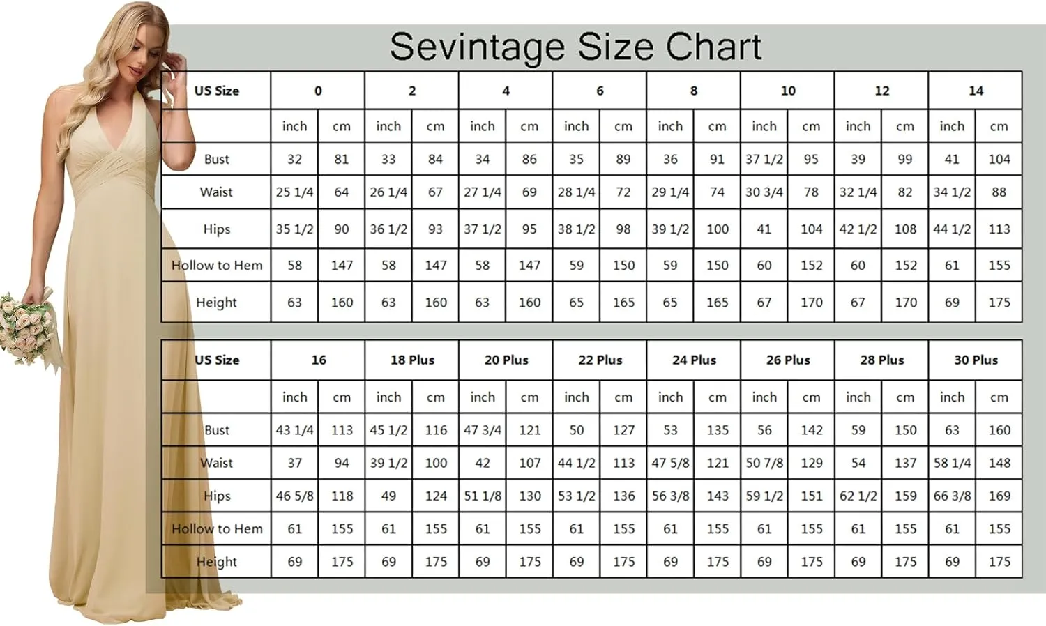 Sevintage Bridesmaid Dresses for Women 2025 Long Halter Chiffon Pleated A-Line Formal Party Gowns