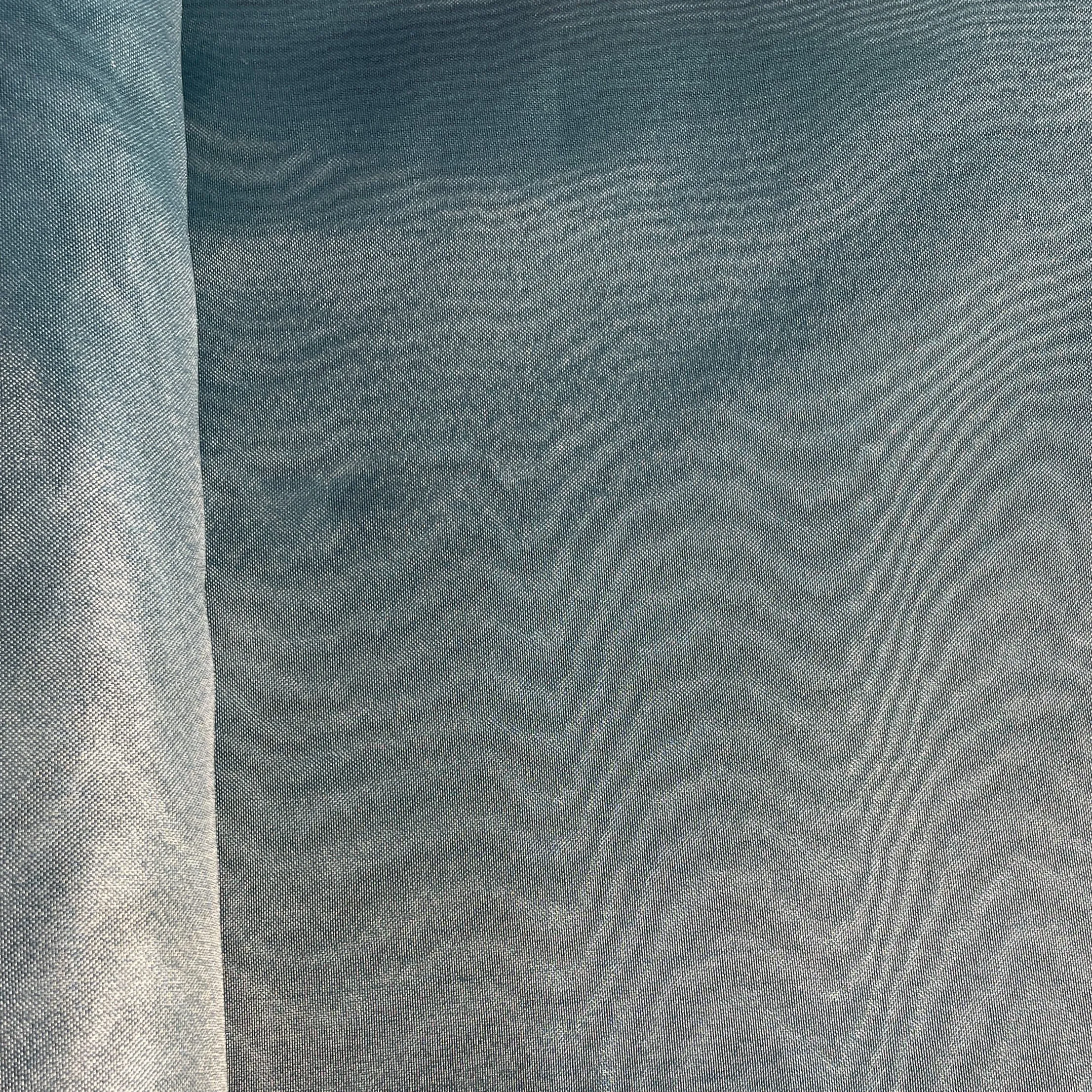 Sky Blue Solid Plain Tissue Fabric 18760