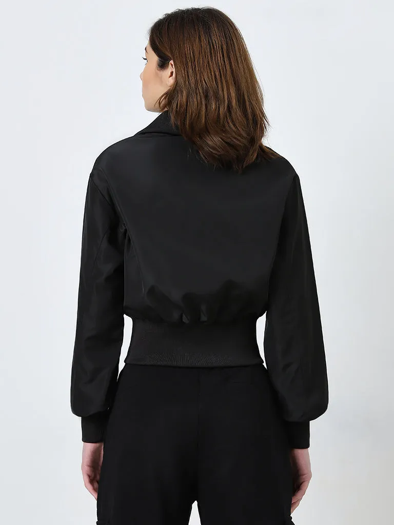 Studiofit Black Solid Jacket