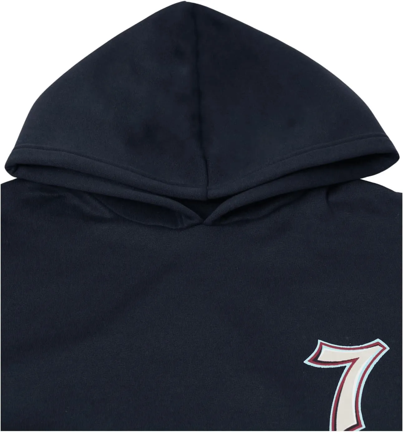SweatyRocks Women's Hip Hop No.7 Graphic Print Oversized Hoodie Pullover Sweatshirt