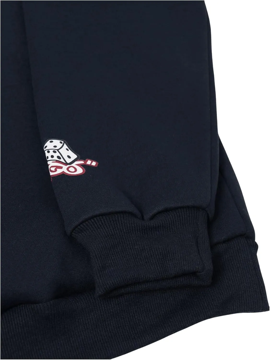 SweatyRocks Women's Hip Hop No.7 Graphic Print Oversized Hoodie Pullover Sweatshirt