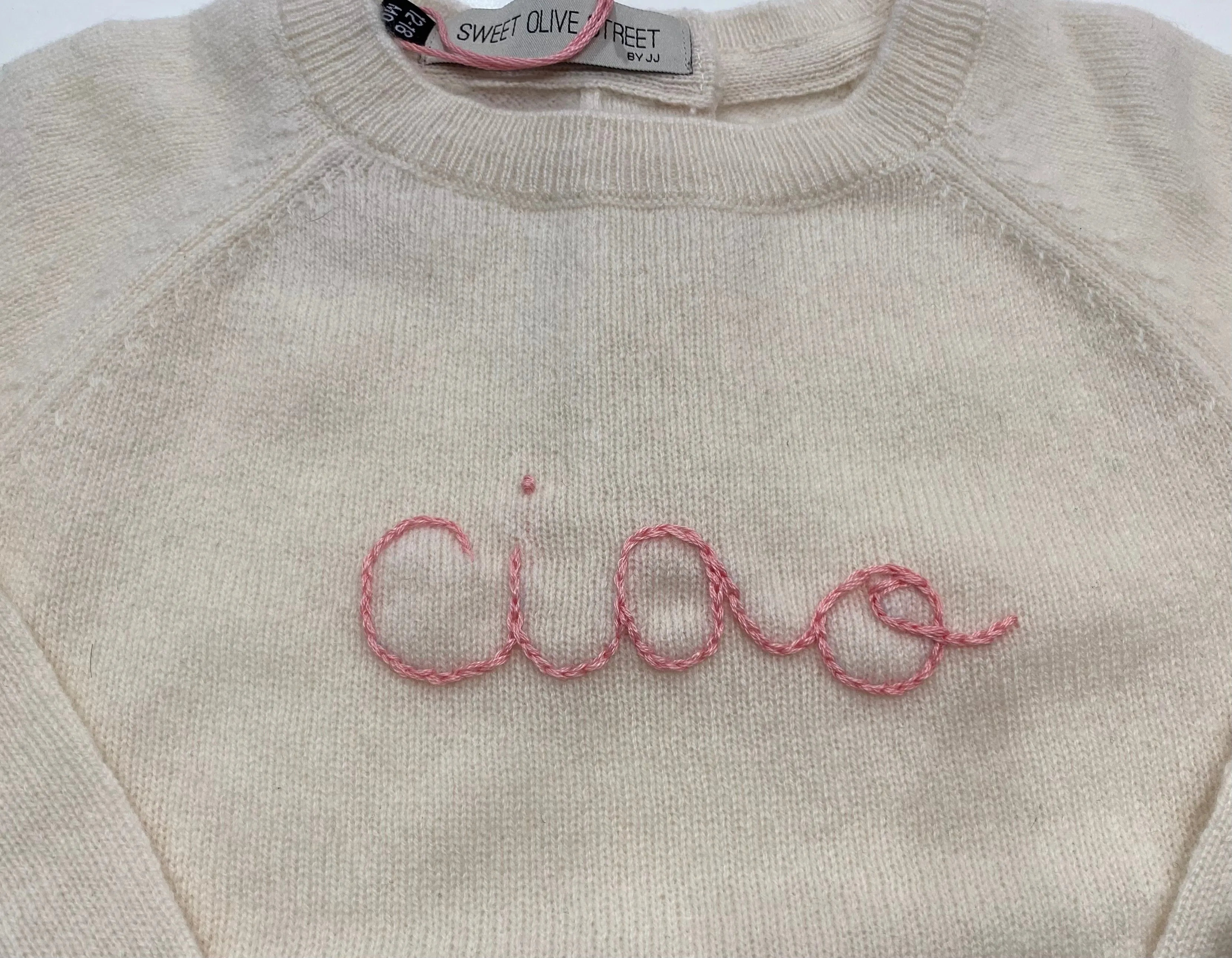 SWEET OLIVE STREET~ Cashmere kids sweater is