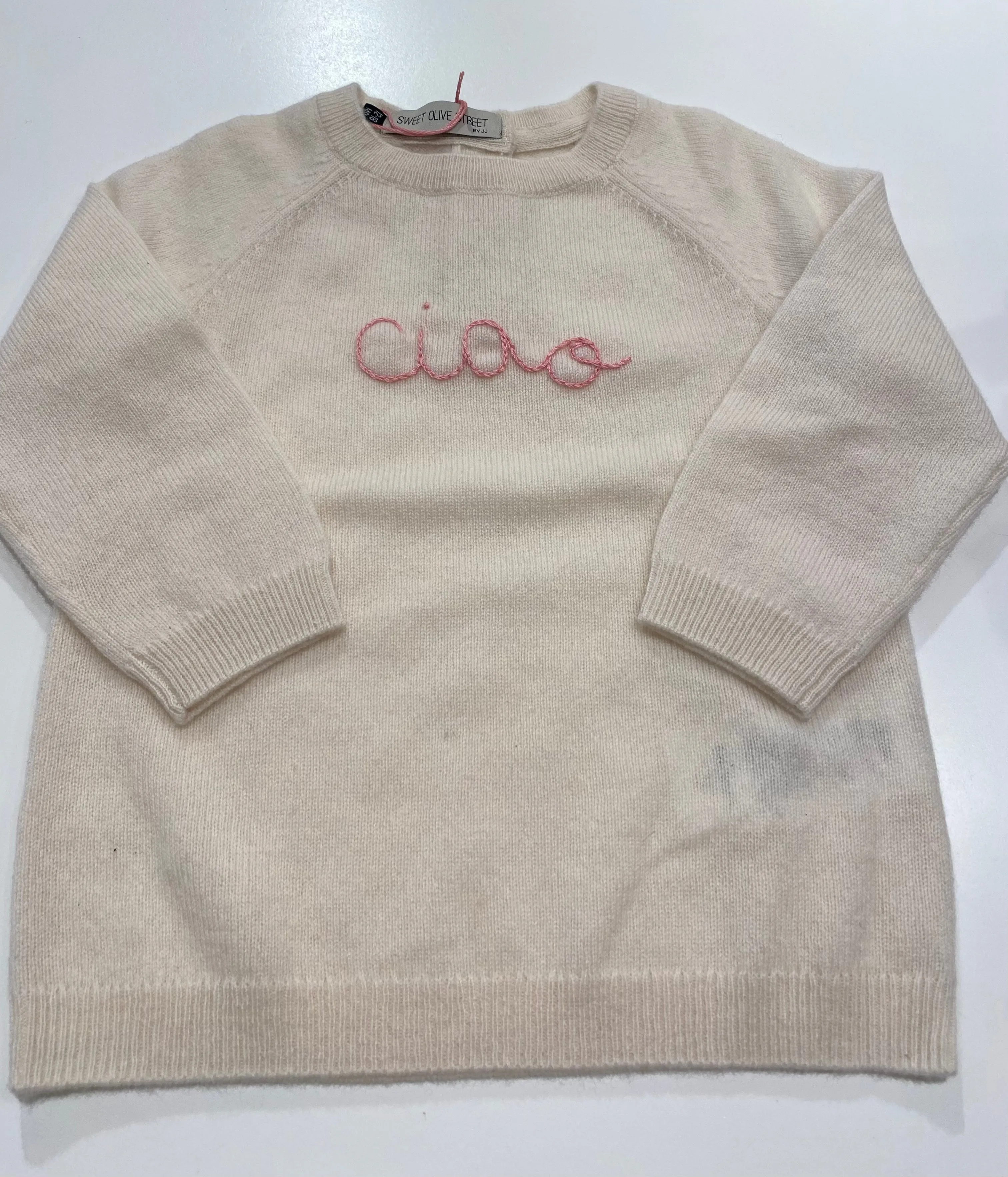 SWEET OLIVE STREET~ Cashmere kids sweater is