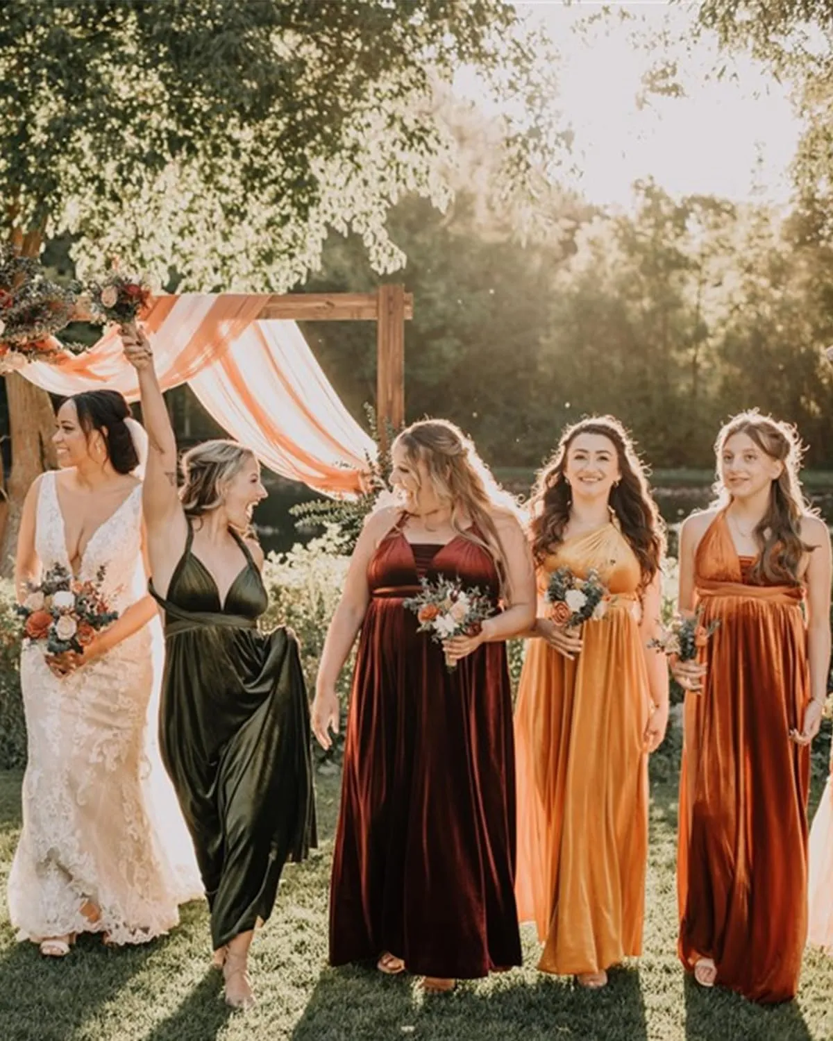 Velvet Infinity Bridesmaid Dress with Bandeau Convertible Formal Dresses Long Multi-Way Evening Gowns